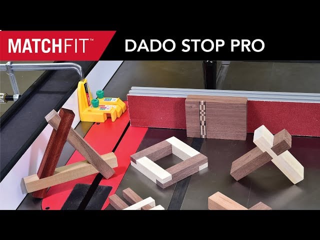 Ultimate Exact-Width Dado Jig by MICROJIG - MATCHFIT Dado Stop Pro