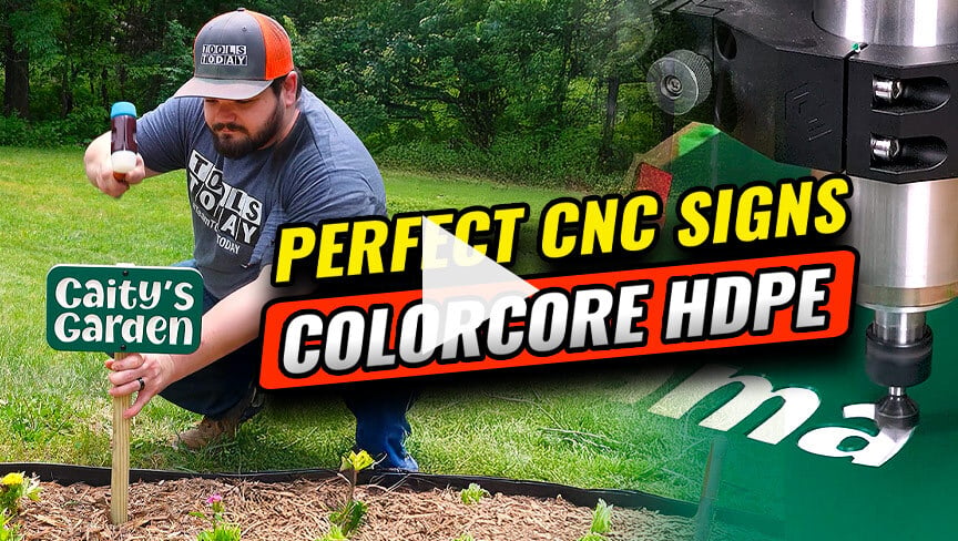 Making Professional HDPE Signs on a CNC Router | ToolsToday